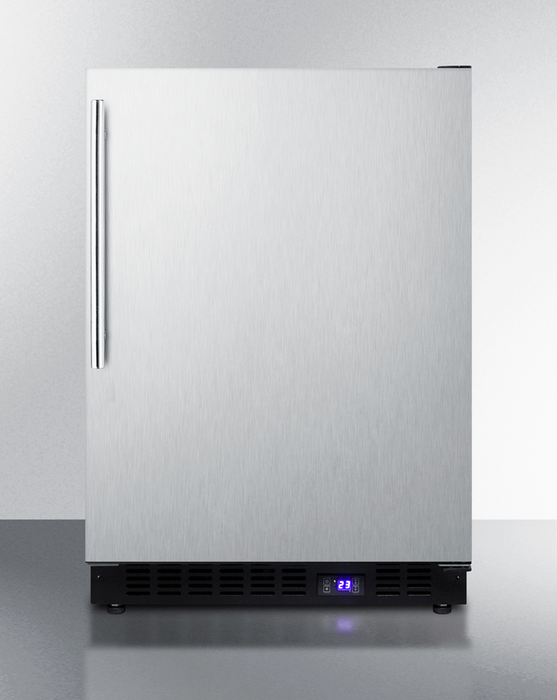 Summit 24" Wide Built-In All-Freezer With Icemaker Refrigerators Summit Appliance