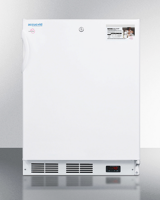 Summit 24" Wide MOMCUBE™ Breast Milk Freezer, ADA Compliant Refrigerators Summit Appliance