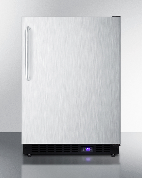 Summit 24" Wide Built-In All-Freezer With Icemaker Refrigerators Summit Appliance