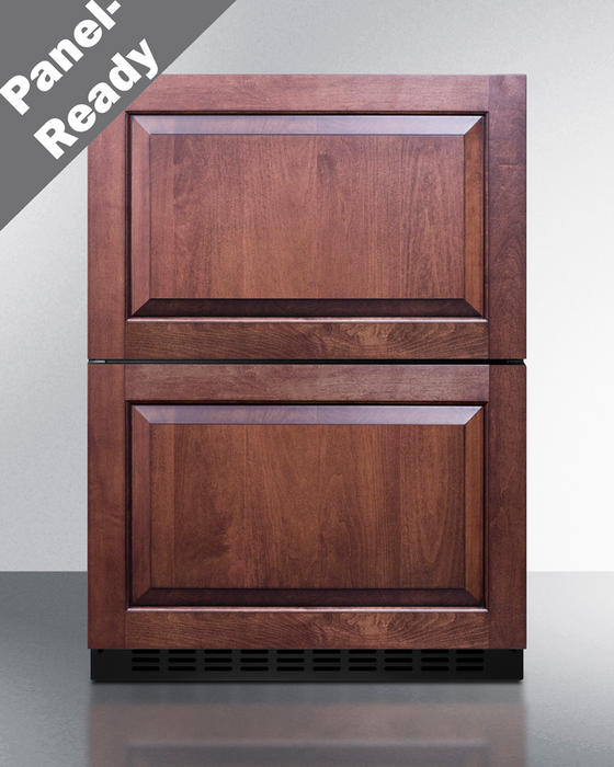 Summit 24" Wide 2-Drawer All-Freezer (Panels Not Included) Refrigerators Summit Appliance