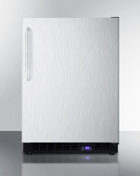 Summit 24" Wide Built-In All-Freezer With Icemaker Refrigerators Summit Appliance