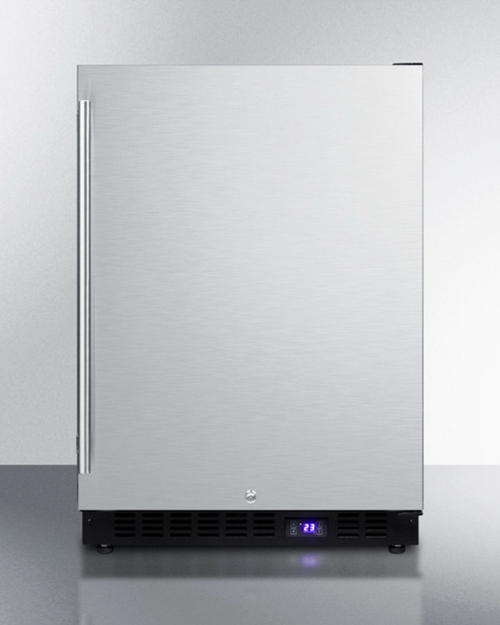 Summit 24" Wide Built-In All-Freezer With Icemaker Refrigerators Summit Appliance