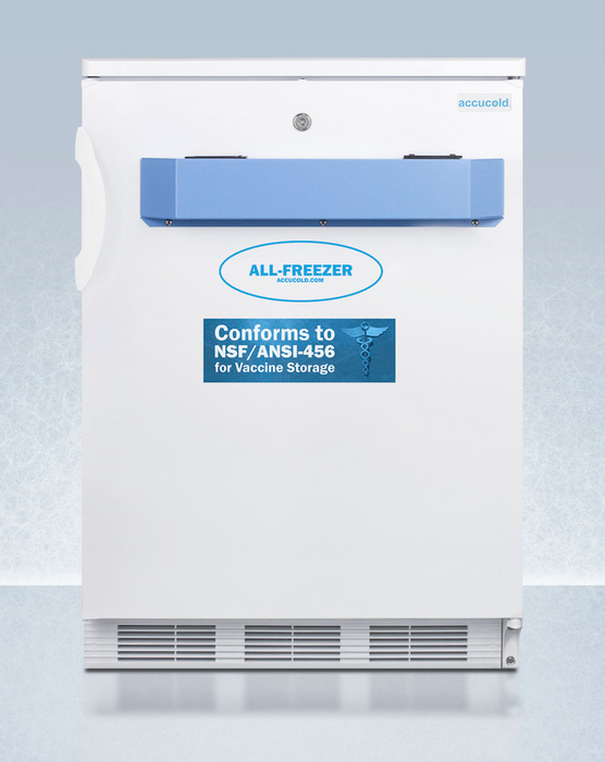 Summit 24" Wide Built-In All-Freezer, Certified to NSF/ANSI 456 Standard for Vaccine Storage Refrigerators Summit Appliance
