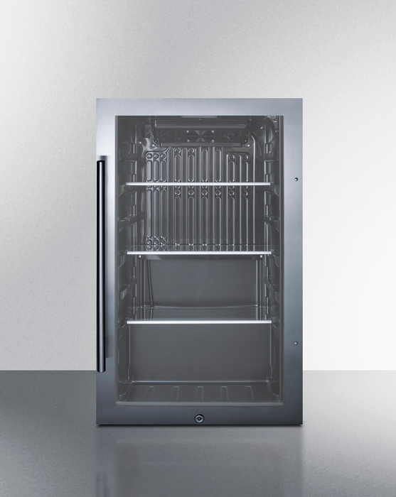 Summit Shallow Depth Indoor/Outdoor Beverage Cooler Refrigerator Accessories Summit Appliance