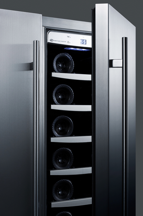 Summit 24" Wide Built-In Outdoor Wine/Beverage Center Refrigerator Accessories Summit Appliance