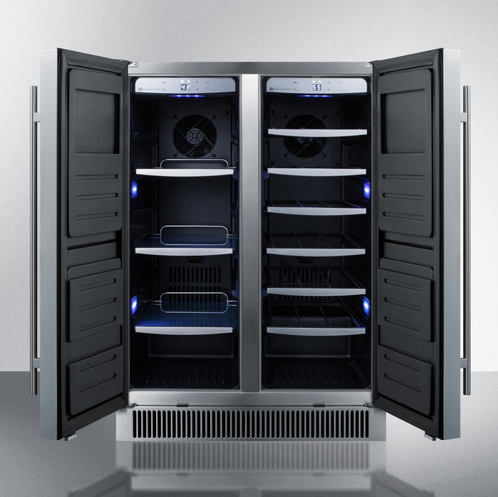 Summit 24" Wide Built-In Outdoor Wine/Beverage Center Refrigerator Accessories Summit Appliance