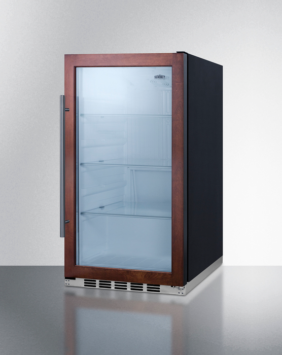 Summit Shallow Depth Indoor/Outdoor Beverage Cooler Refrigerator Accessories Summit Appliance