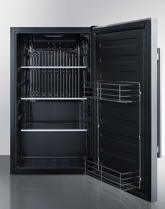 Summit Shallow Depth Outdoor Built-In All-Refrigerator, ADA Compliant Refrigerator Accessories Summit Appliance   