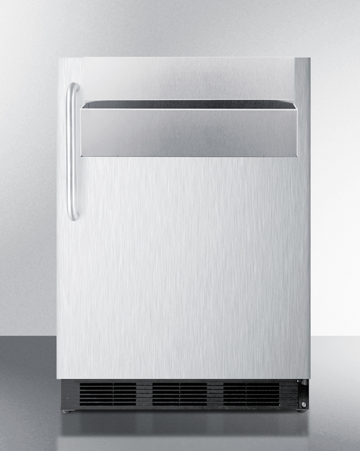 Summit 24" Wide Outdoor All-Refrigerator, with Speed Rail Refrigerator Accessories Summit Appliance   