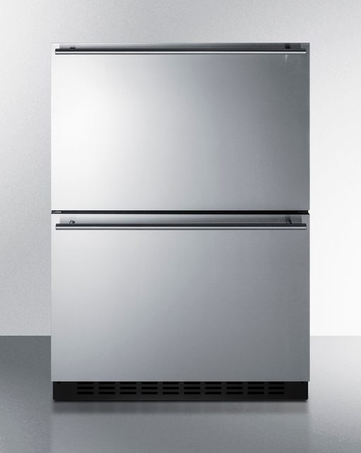 Summit 24" Wide 2-Drawer Refrigerator-Freezer, ADA Compliant Refrigerator Accessories Summit Appliance   