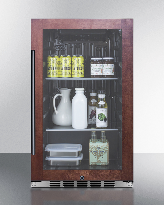 Summit Shallow Depth Indoor/Outdoor Beverage Cooler Refrigerator Accessories Summit Appliance