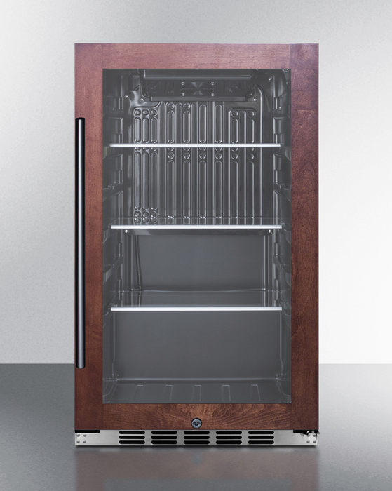 Summit Shallow Depth Indoor/Outdoor Beverage Cooler Refrigerator Accessories Summit Appliance