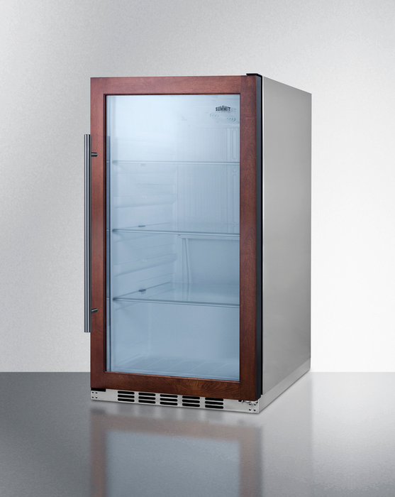 Summit Shallow Depth Indoor/Outdoor Beverage Cooler Refrigerator Accessories Summit Appliance