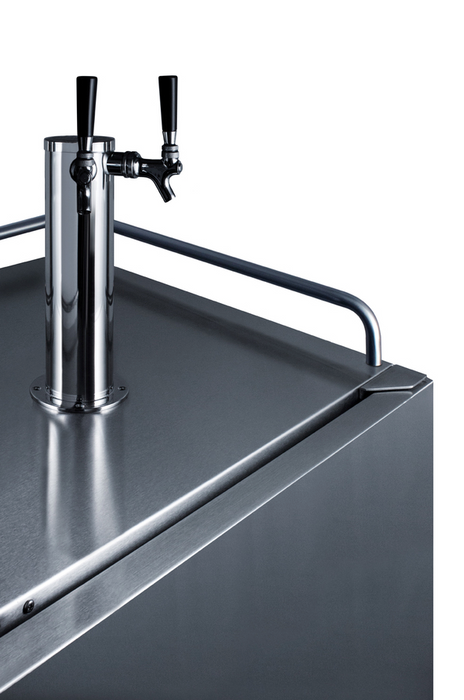 Summit 24" Wide Built-In Outdoor Beer Kegerator Refrigerator Accessories Summit Appliance