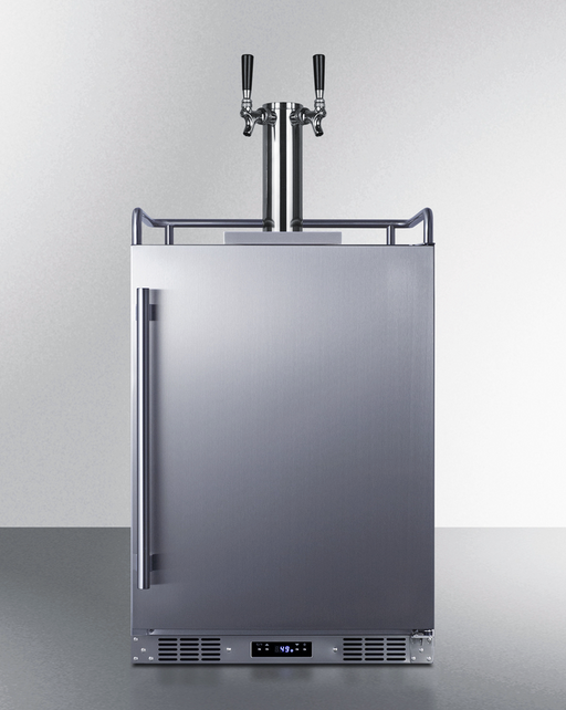 Summit 24" Wide Built-In Outdoor Beer Kegerator Refrigerator Accessories Summit Appliance