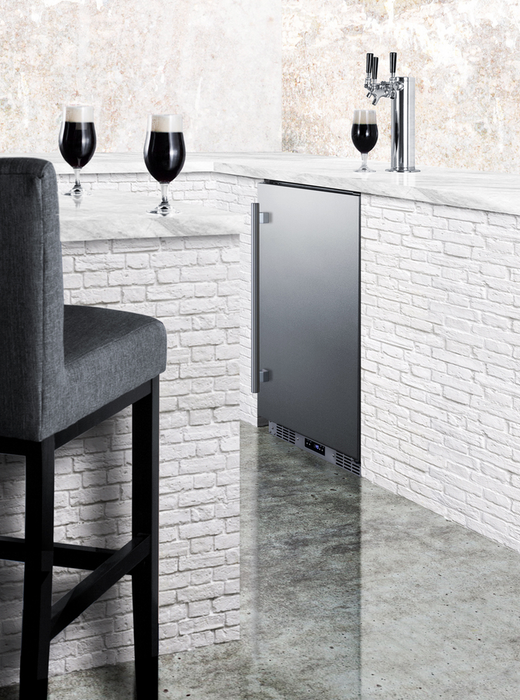 Summit 24" Wide Built-In Outdoor Beer Kegerator Refrigerator Accessories Summit Appliance