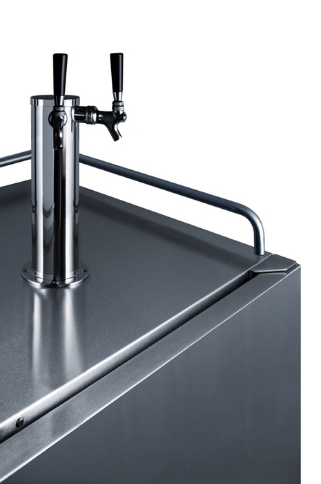 Summit 24" Wide Built-In Nitro-Infused Coffee Kegerator Refrigerator Accessories Summit Appliance