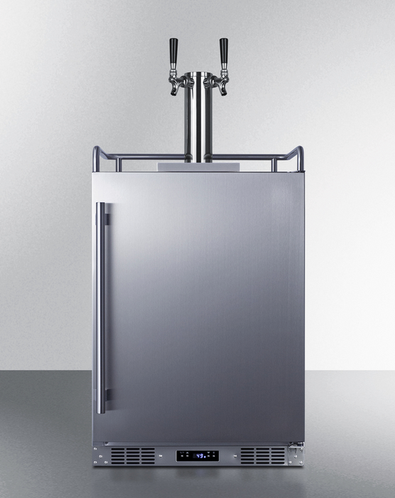 Summit 24" Wide Built-In Nitro-Infused Coffee Kegerator Refrigerator Accessories Summit Appliance