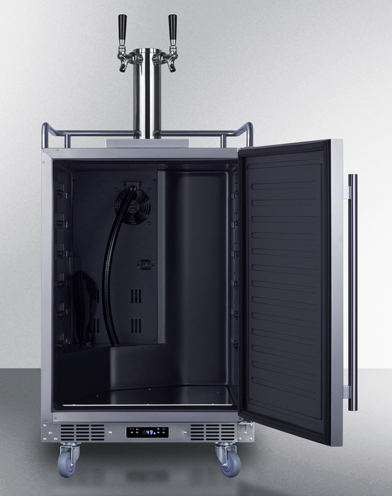 Summit 24" Wide Built-In Nitro-Infused Coffee Kegerator Refrigerator Accessories Summit Appliance