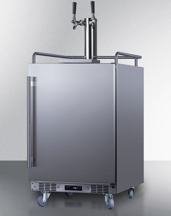Summit 24" Wide Built-In Nitro-Infused Coffee Kegerator Refrigerator Accessories Summit Appliance
