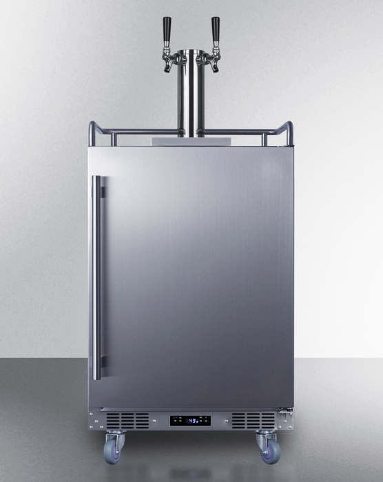 Summit 24" Wide Built-In Wine Kegerator Refrigerator Accessories Summit Appliance