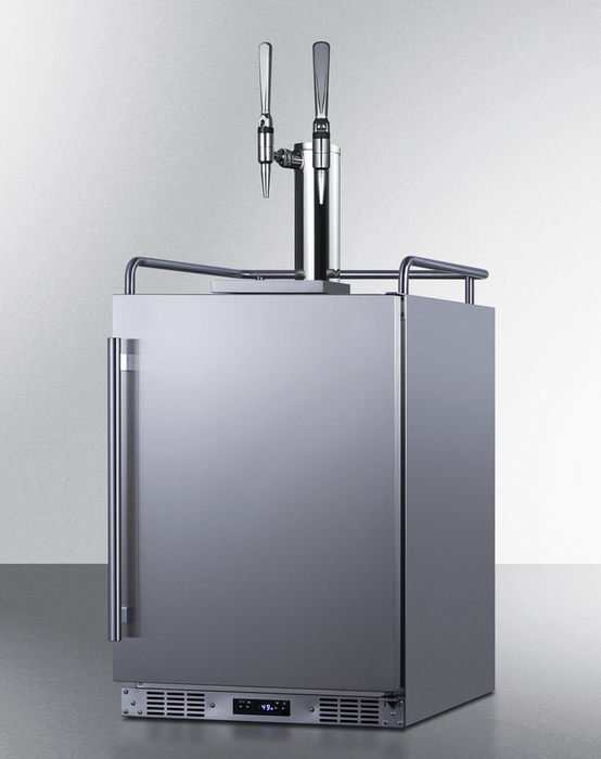 Summit 24" Wide Built-In Nitro-Infused Coffee Kegerator Refrigerator Accessories Summit Appliance