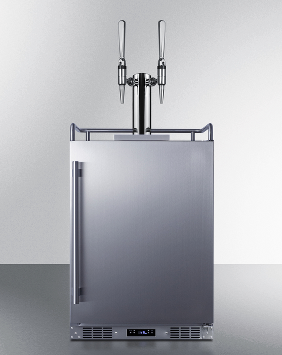 Summit 24" Wide Built-In Nitro-Infused Coffee Kegerator Refrigerator Accessories Summit Appliance