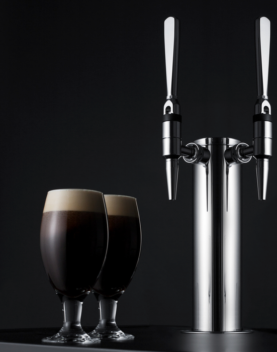 Summit 24" Wide Built-In Nitro-Infused Coffee Kegerator Refrigerator Accessories Summit Appliance