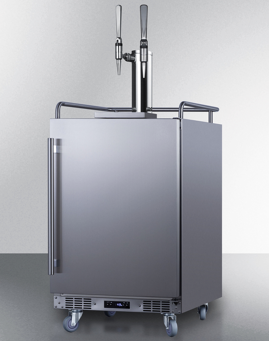 Summit 24" Wide Built-In Nitro-Infused Coffee Kegerator Refrigerator Accessories Summit Appliance