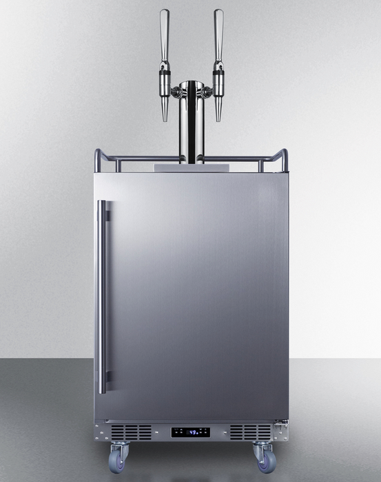 Summit 24" Wide Built-In Nitro-Infused Coffee Kegerator Refrigerator Accessories Summit Appliance
