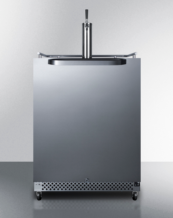 Summit 24" Wide Built-In Outdoor Kegerator Refrigerator Accessories Summit Appliance
