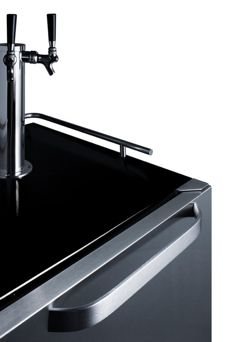 Summit 24" Wide Built-In Outdoor Kegerator Refrigerator Accessories Summit Appliance