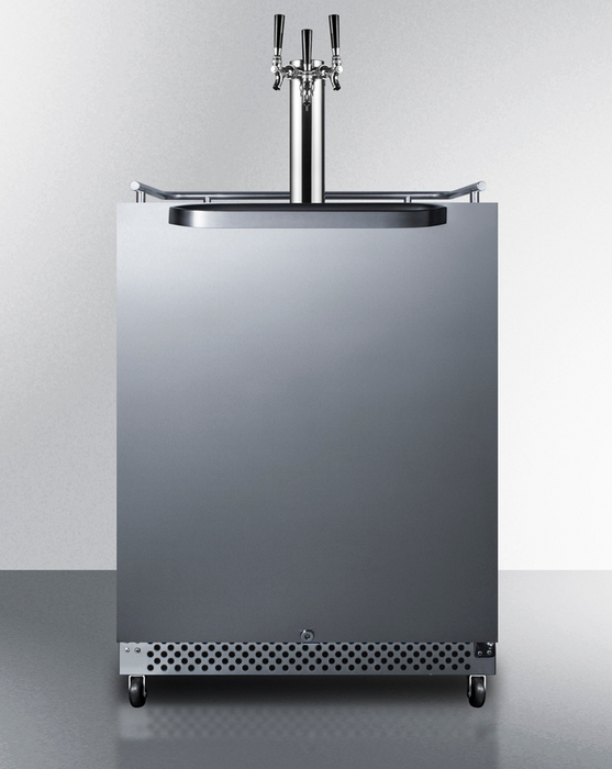 Summit 24" Wide Built-In Outdoor Kegerator Refrigerator Accessories Summit Appliance
