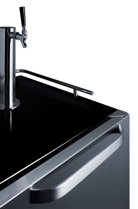 Summit 24" Wide Built-In Outdoor Wine Kegerator Refrigerator Accessories Summit Appliance