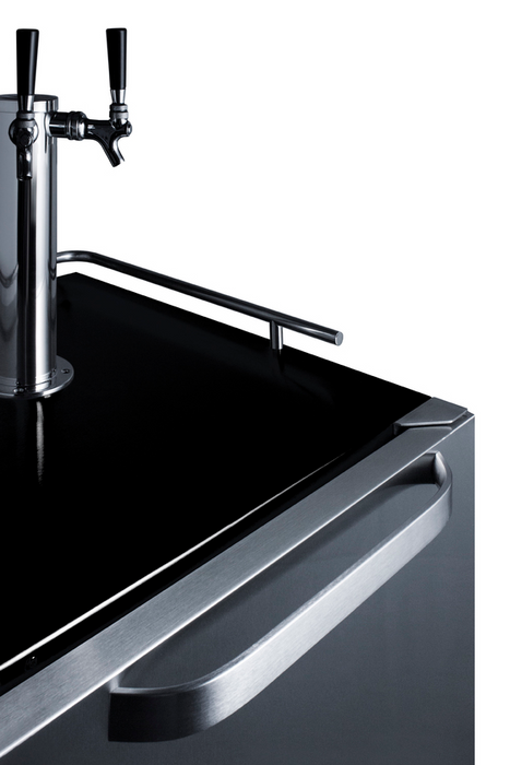 Summit 24" Wide Built-In Outdoor Wine Kegerator Refrigerator Accessories Summit Appliance