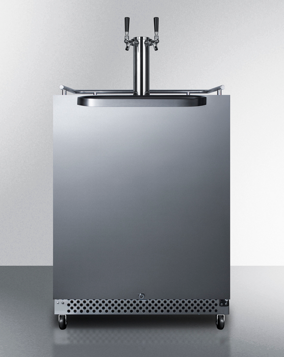Summit 24" Wide Built-In Outdoor Wine Kegerator Refrigerator Accessories Summit Appliance