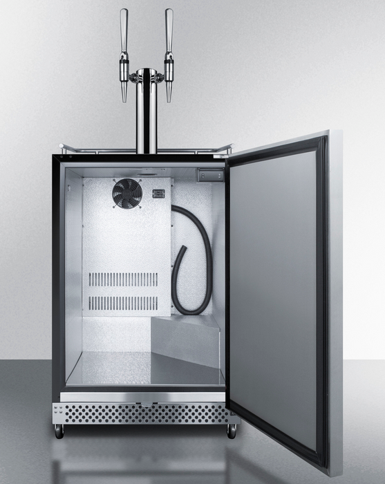 Summit 24" Wide Built-In Outdoor Nitro-Infused Coffee Kegerator Refrigerator Accessories Summit Appliance