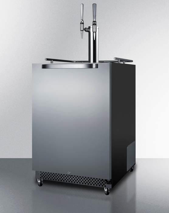 Summit 24" Wide Built-In Outdoor Nitro-Infused Coffee Kegerator Refrigerator Accessories Summit Appliance