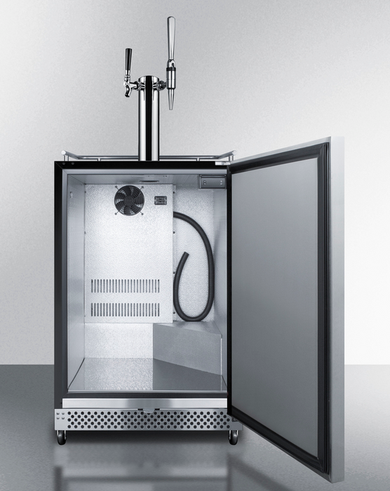 Summit 24" Wide Built-In Outdoor Cold Brew/Nitro-Infused Coffee Kegerator Refrigerator Accessories Summit Appliance