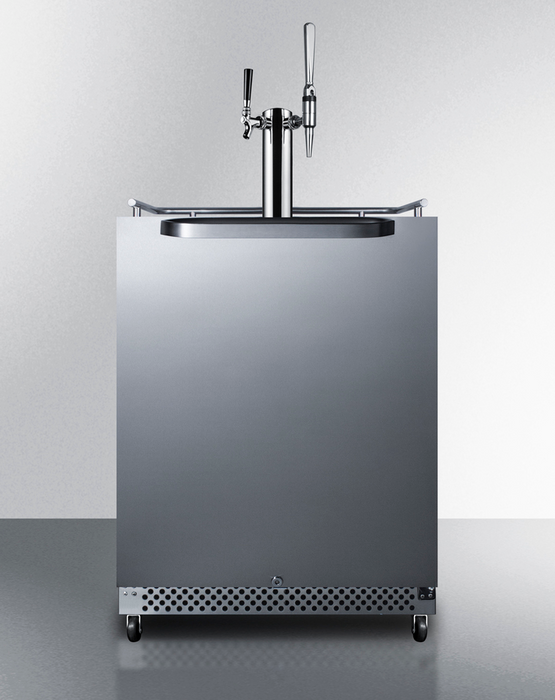 Summit 24" Wide Built-In Outdoor Cold Brew/Nitro-Infused Coffee Kegerator Refrigerator Accessories Summit Appliance