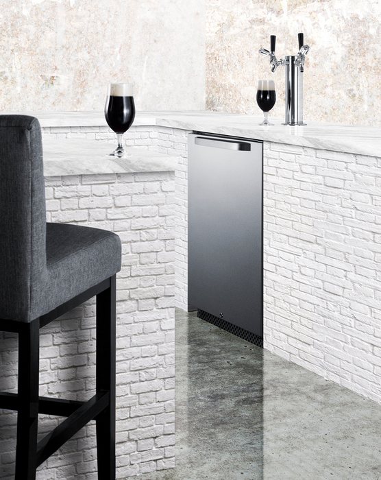 Summit 24" Wide Built-In Outdoor Kegerator with TapLocks Refrigerator Accessories Summit Appliance