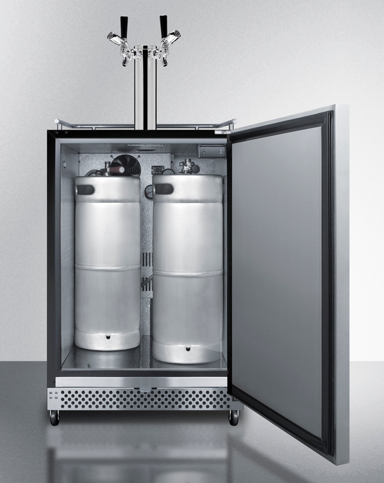 Summit 24" Wide Built-In Outdoor Kegerator with TapLocks Refrigerator Accessories Summit Appliance