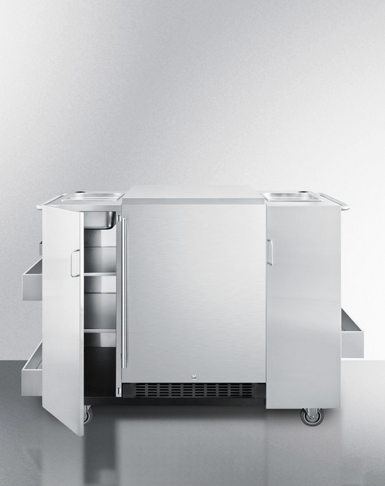 Summit Outdoor Cart with Refrigerator Refrigerator Accessories Summit Appliance