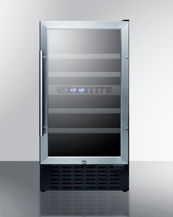 Summit 18" Wide Built-In Wine Cellar Refrigerator Accessories Summit Appliance