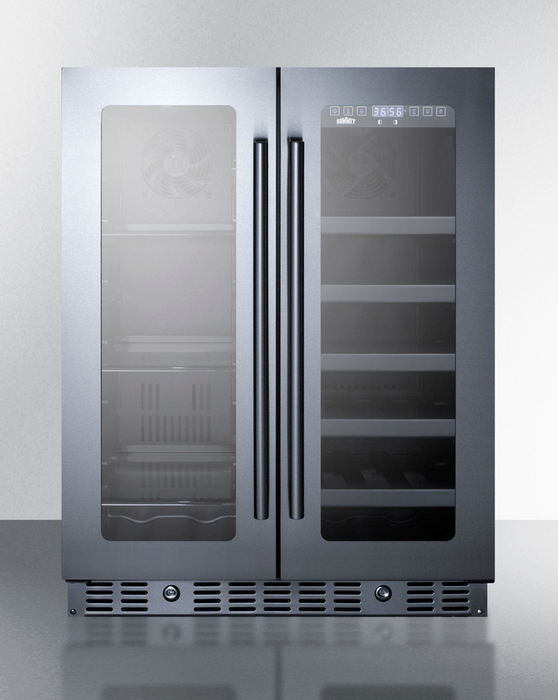 Summit 24" Built-In Wine/Beverage Center, ADA Compliant Refrigerator Accessories Summit Appliance