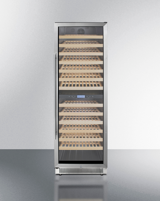 Summit 24" Wide Dual Zone Wine Cellar Refrigerator Accessories Summit Appliance