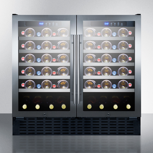 Summit 36" Wide Built-In Wine Cellar Refrigerator Accessories Summit Appliance   