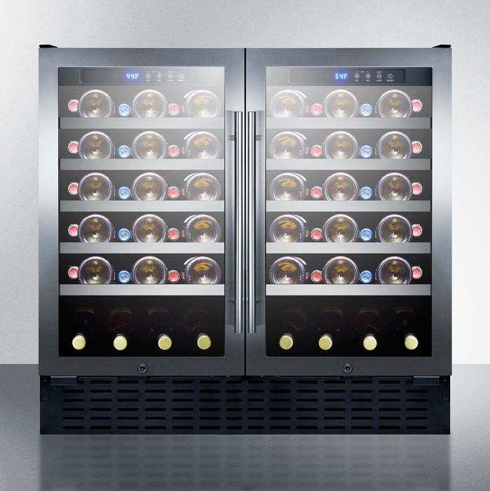 Summit 36" Wide Built-In Wine Cellar Refrigerator Accessories Summit Appliance