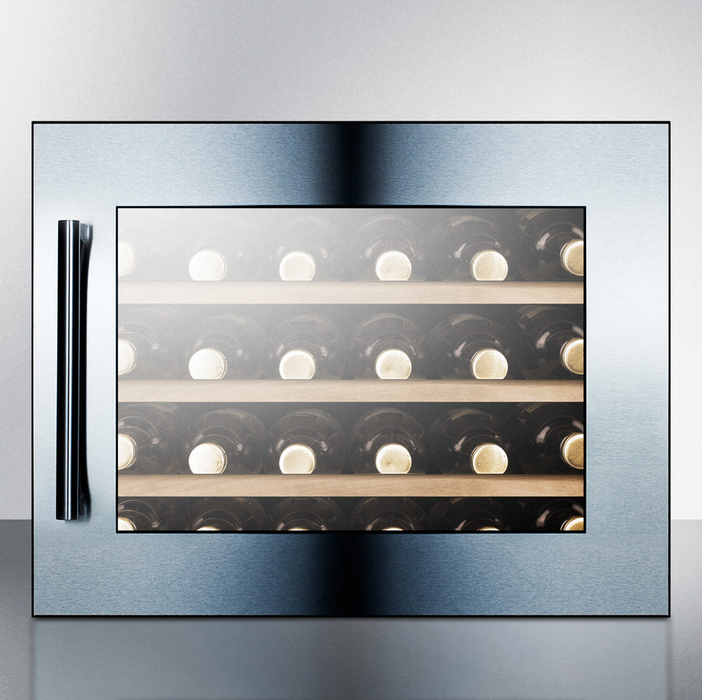 Summit 28 Bottle Integrated Wine Cellar Refrigerator Accessories Summit Appliance