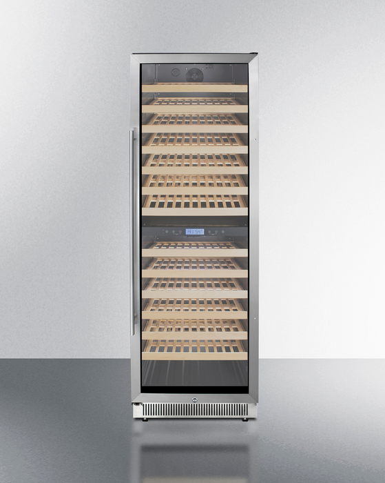 Summit 24" Wide Dual Zone Wine Cellar Refrigerator Accessories Summit Appliance